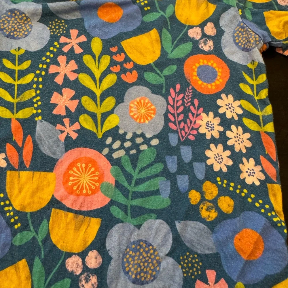 Little Sleepies Folk Floral 18-24 months PJ Set - Picture 3 of 6